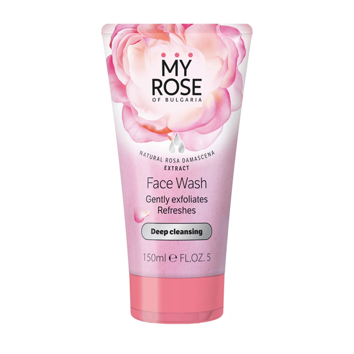 My Rose Face Wash Gently Exfoliates Refreshes 150ml