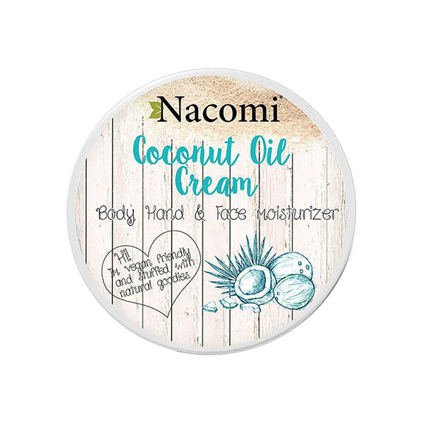 NACOMI COCONUT OIL CREAM (FACE, BODY & HANDS) 100ML