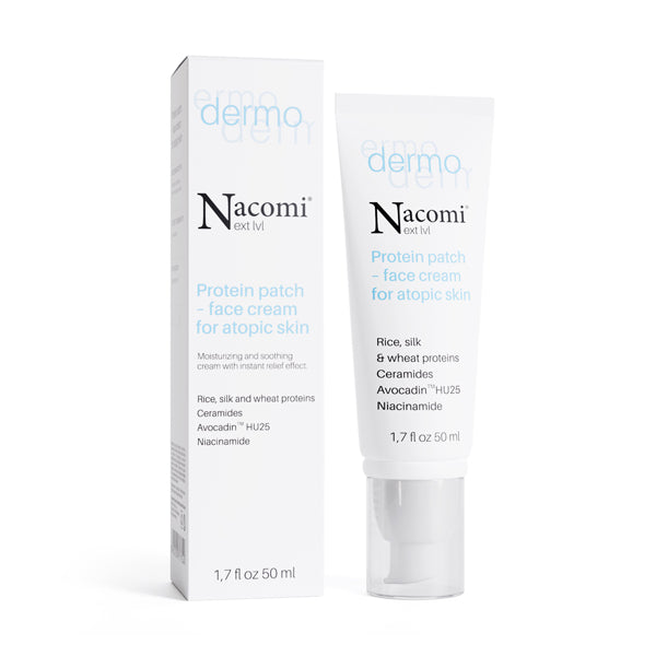 NACOMI NEXT LEVEL PROTEIN PATCH - MOISTURIZING AND SOOTHING FACE CREAM WITH INSTANT RELIEF EFFECT 50ML