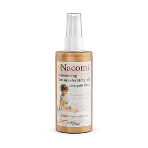 NACOMI TAN ACCELERATING OIL WITH GOLD FLAKES 150ML