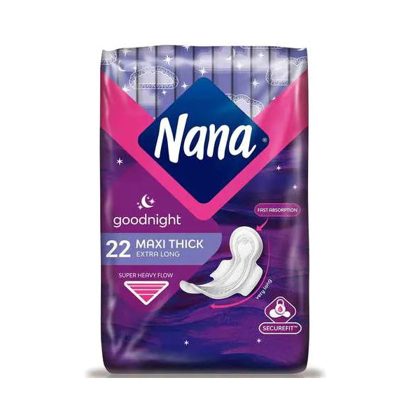 NANA ECONOMY PACK MAXI THICK EXTRA LONG 22 PADS