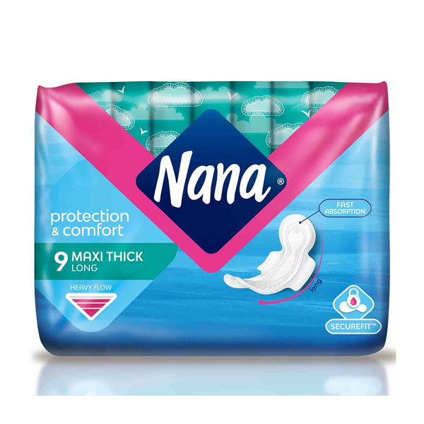 NANA MAXI THICK LONG 9 PADS