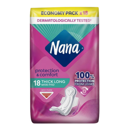 Nana Economy Pack Maxi Thick Long 18 Pads
