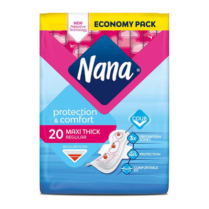 Nana Economy Pack Maxi Thick Regular 20 Pads