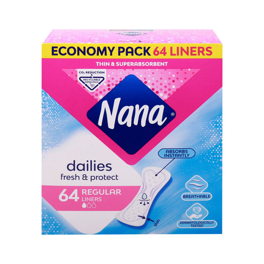 Nana Economy Pack Regular 64 Liners