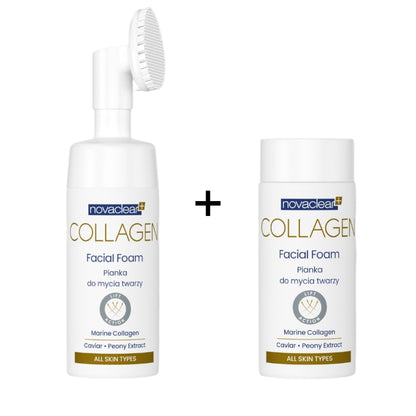 Novaclear Collagen Facial Foam 100ml + Facial Foam Refill 100ml