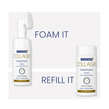 Novaclear Collagen Facial Foam 100ml + Facial Foam Refill 100ml