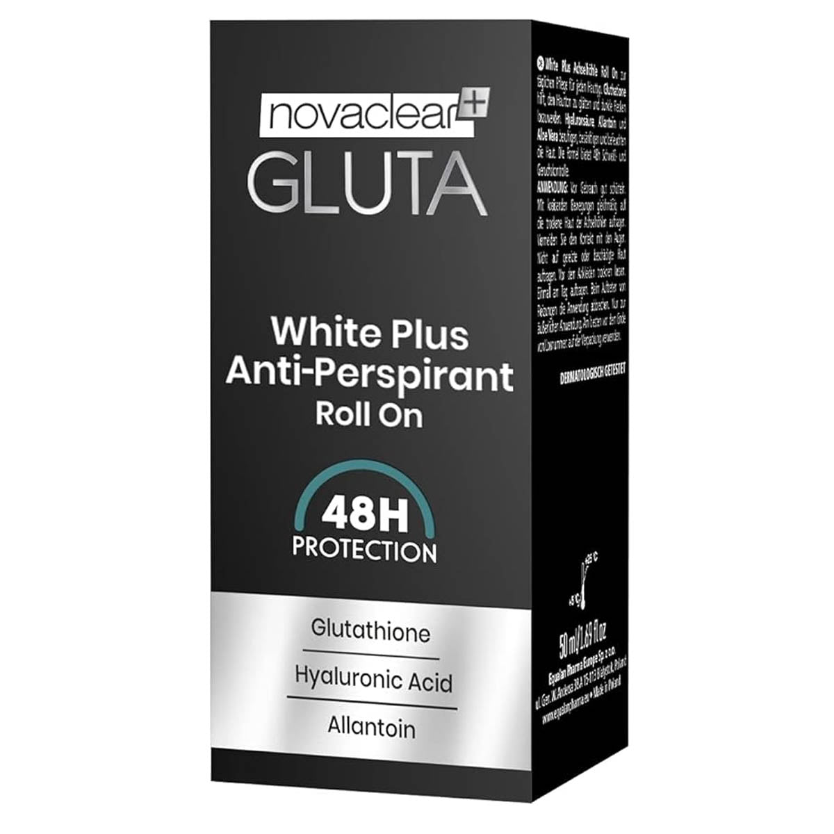 Novaclear Gluta White Plus Anti-perspirant Roll On 50ml