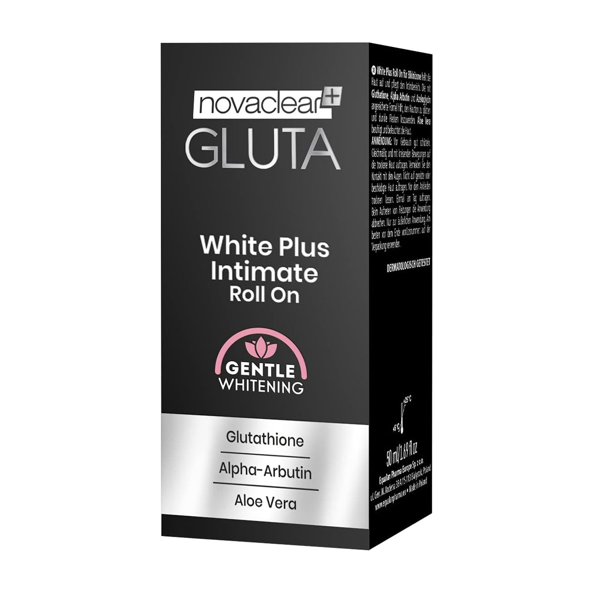 Novaclear Gluta White Plus Intimate Roll On 50ml