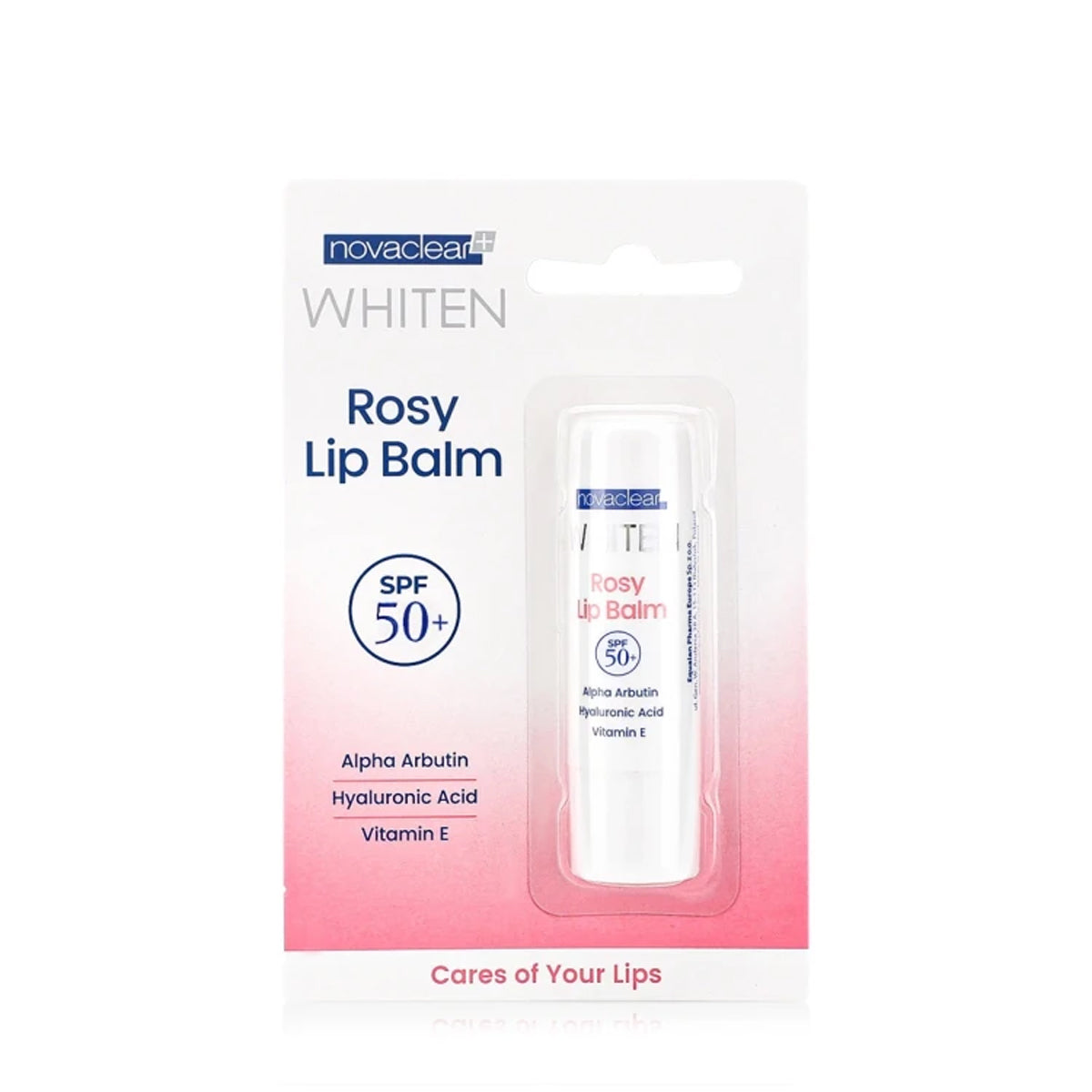 Novaclear Whiten Rosy Lip Balm Spf50+