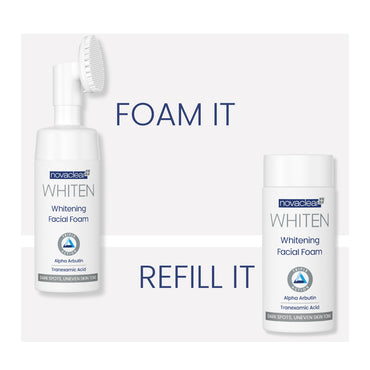 Novaclear Whitening Facial Foam 100ml + Facial Foam Refill 100ml