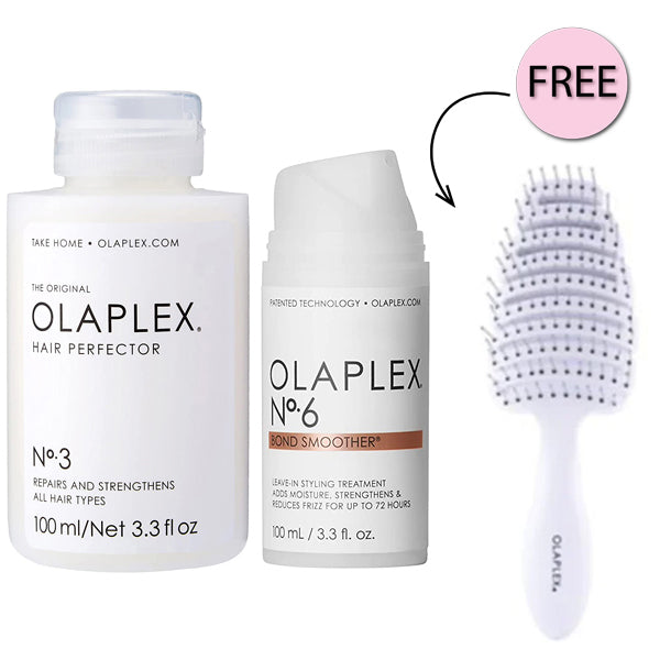 Olaplex Nº.3 100ml + Olaplex Nº.6  100ml + Free Olaplex Brush