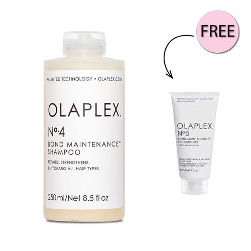 Olaplex Nº.4 Bond Maintenance Shampoo 250ml + Free No 5 Conditioner 30ml