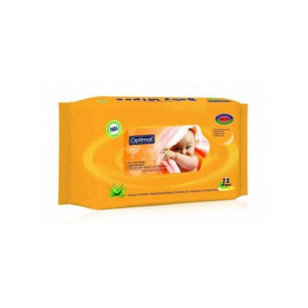 OPTIMAL BABY WIPES 72 PCS