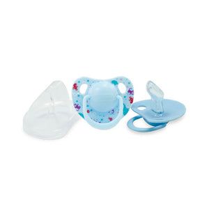 OPTIMAL ORTHODONTIC SILICONE PACIFIER 0+ BLUE