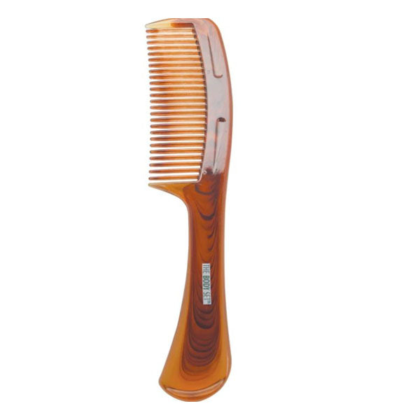 OPTIMAL PLASTIC HAIR BRUSH COMB BROWN BIG