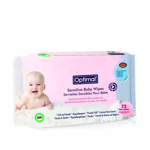 OPTIMAL POWDER PUFF WIPES 72PCS 