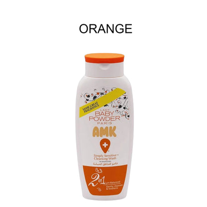 AMK Lady Baby Powder Simply Sensitive Cleansing Wash 250ml