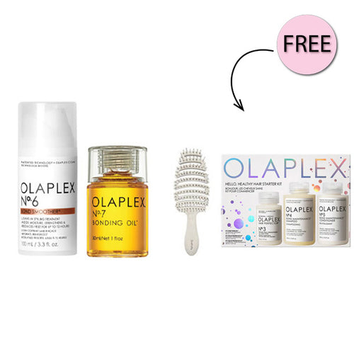 Olaplex Nº.6 + Olaplex Nº.7 + Free Olaplex Hello Kit + Free Olaplex Vent Brush