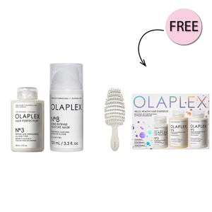 Olaplex Nº.8 + Olaplex Nº.3 + Free Olaplex Hello Kit + Free Olaplex Vent Brush