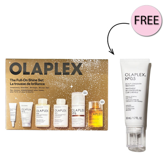Olaplex The Full-On Shine Set + Free Olaplex 0.5 Scalp Longevity Treatment 50ml