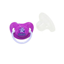 Load image into Gallery viewer, Optimal Orthodontic Round Nipple Silicone Pacifiers 6+