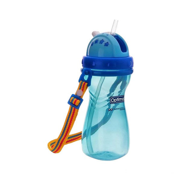 Optimal Wide Neck Straw Bottle 400ml