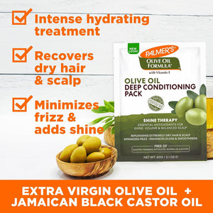 Palmer's Oilve Oil Deep Conditioner For Frizz-prone Hair Pack 60g