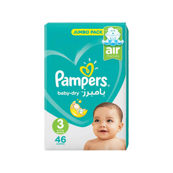 PAMPERS 3 46 DIAPERS