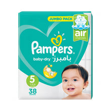 Load image into Gallery viewer, PAMPERS 5 38 DIAPERS