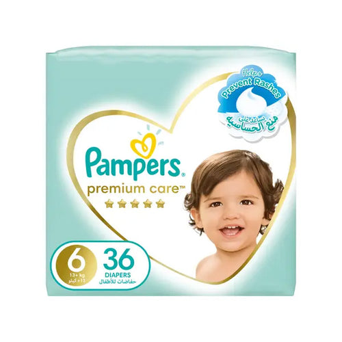 PAMPERS PREMIUM CARE 6 36 DIAPERS