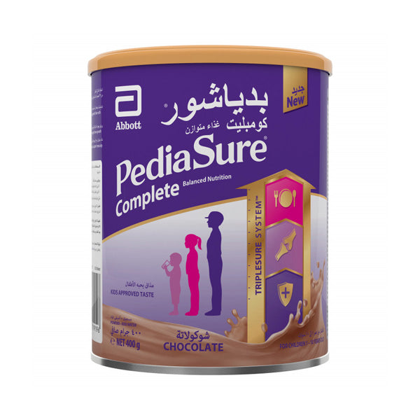 PEDIASURE COMPLETE NUTRITION MILK POWDER, CHOCOLATE FLAVOR