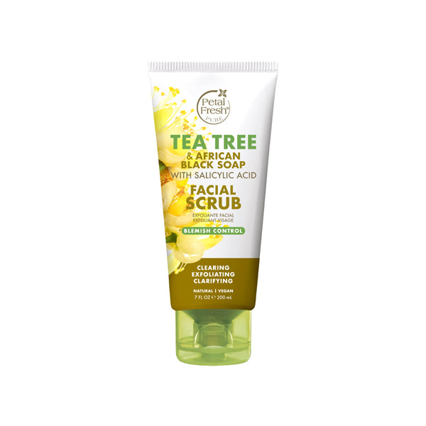 PETAL FRESH TEA TREE WITH SALICYLIC ACID FACIAL SCRUB 200ML