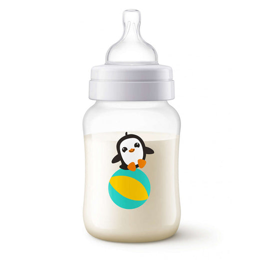 PHILIPS AVENT ANTI-COLIC FEEDING PENGUIN BOTTLE 260ML 