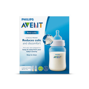 PHILIPS AVENT ANTI-COLIC WITH AIRFREE VENT 260ML TWIN PACK