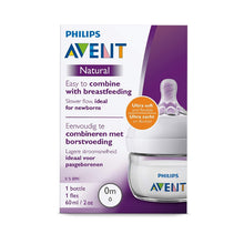 Load image into Gallery viewer, PHILIPS AVENT NATURAL BABY BOTTLE 60ML