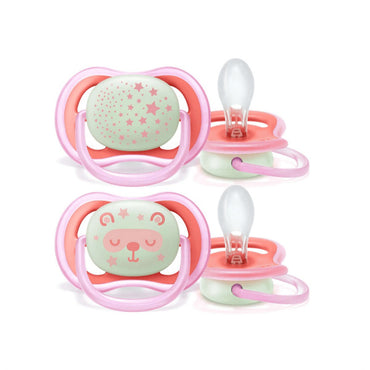 Philips Avent Soother Air Nighttime Girl 6-18