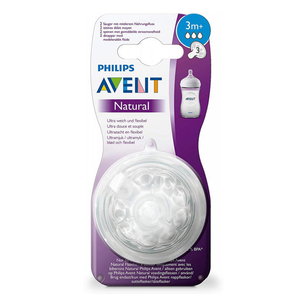PHILIPS AVENT TEAT NATURAL 2.0 3HOLE