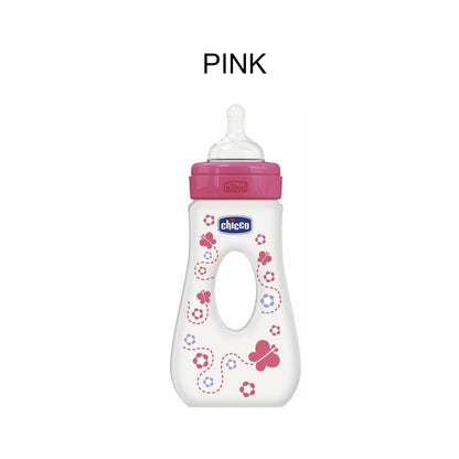Chicco Well-Being Traveling Silicone  Bottle Fast flow 240ml