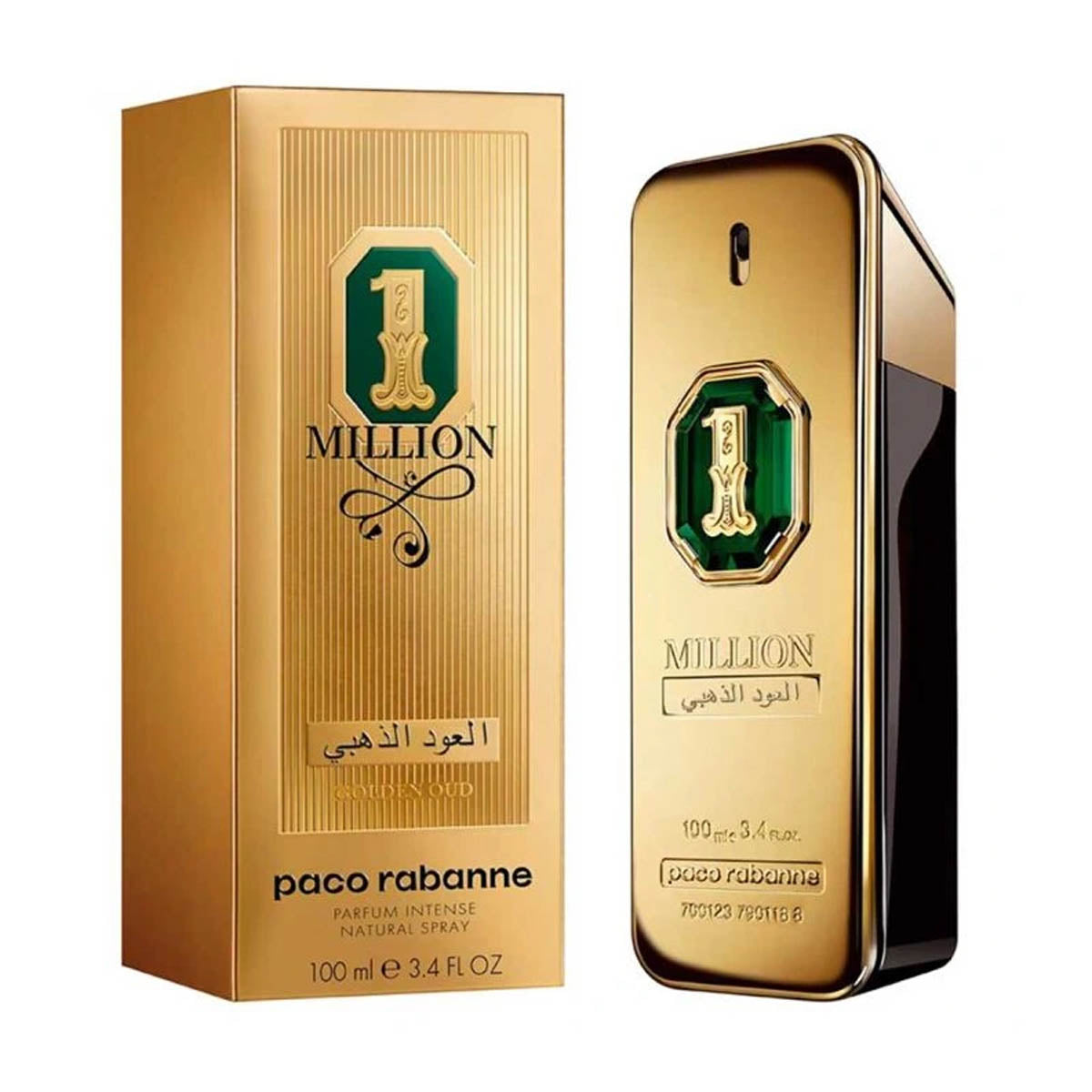 Paco Rabanne 1 Million Golden Oud Intense Parfum For Men 100ml