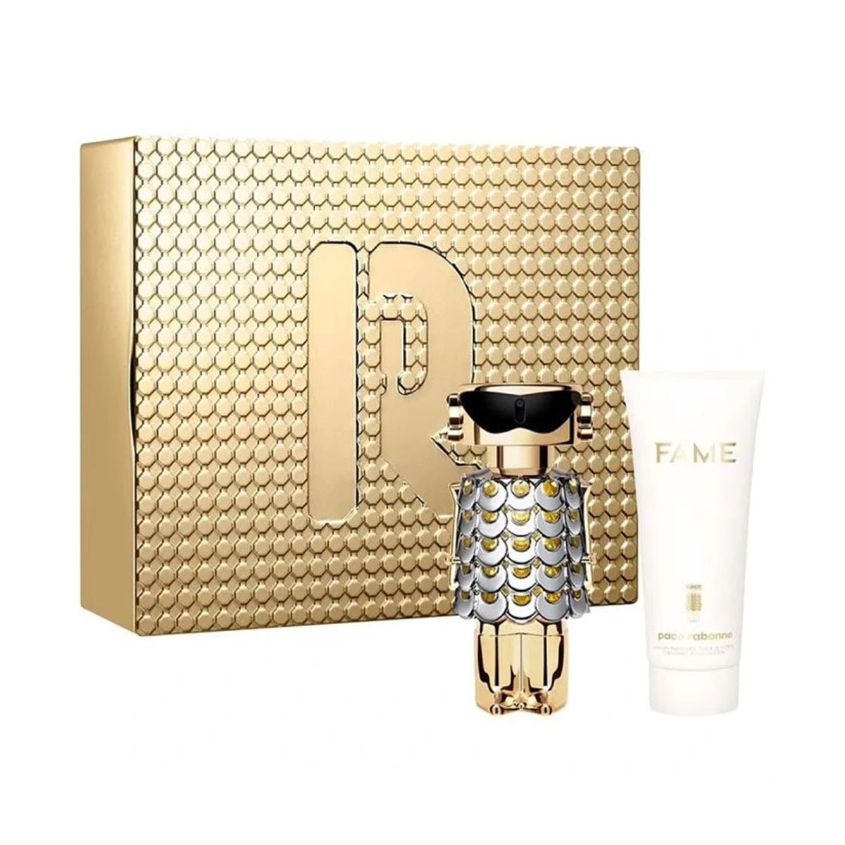 Paco Rabanne Fame Edp 80ml + Body Lotion 100ml Gift Set For Women Paco Rabanne Fame Edp 80ml + Body Lotion 100ml Gift Set For Women