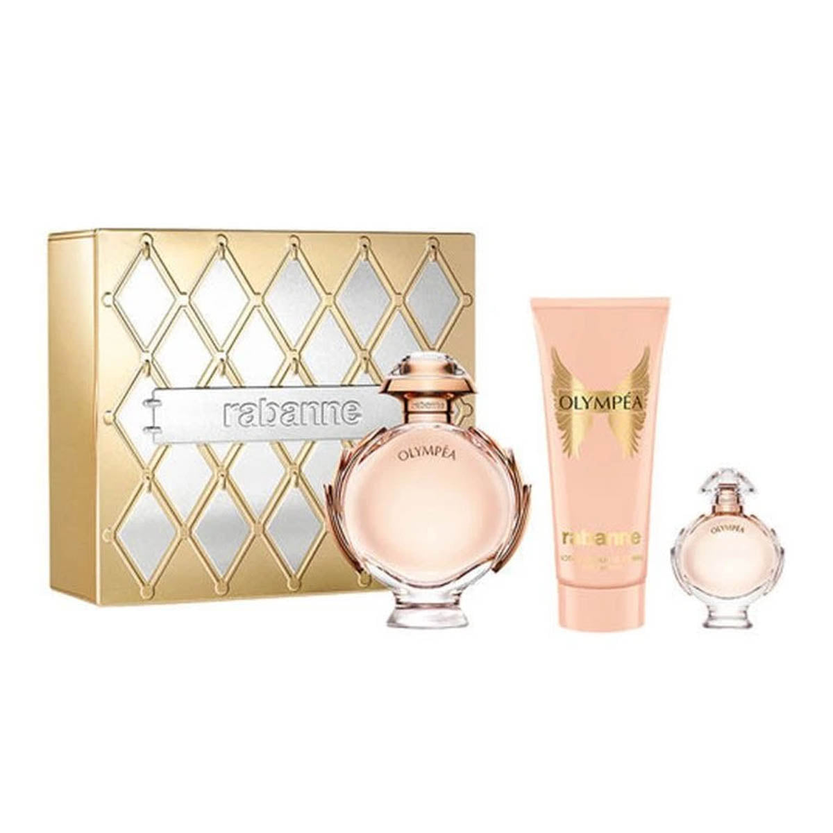 Paco Rabanne Olympea Edp 80ml+ Edp 6ml + Body Lotion 100ml Gift Set For Women Paco Rabanne Olympea Edp 80ml+ Edp 6ml + Body Lotion 100ml Gift Set For Women