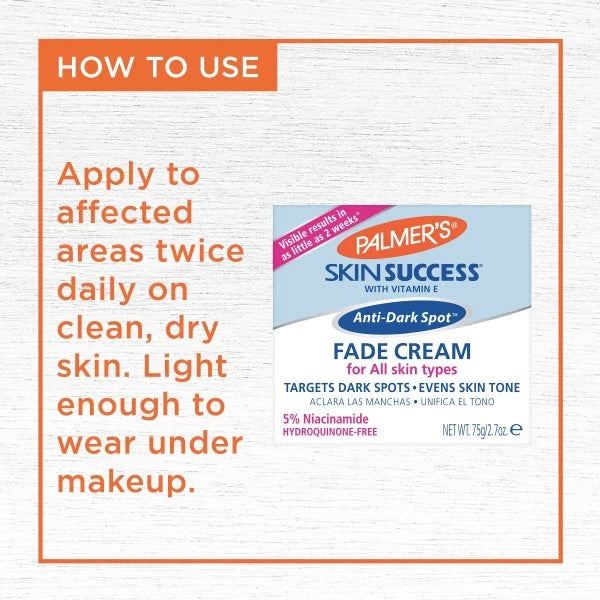 Palmer’s Skin Success Anti-Dark Spot Fade Cream For All Skin Type 75g