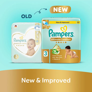 Pampers Ultimate Comfort Size 3 62 Diapers