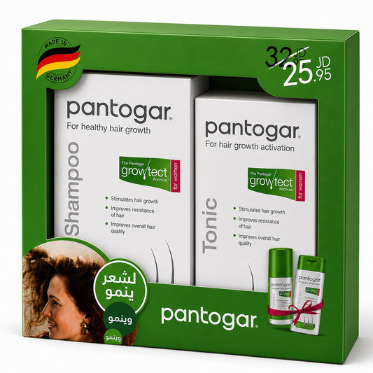 Pantogar Anti Hair Loss Shampoo For Women 200ml + Pantogar Hair Tonic For Women 100ml Offer