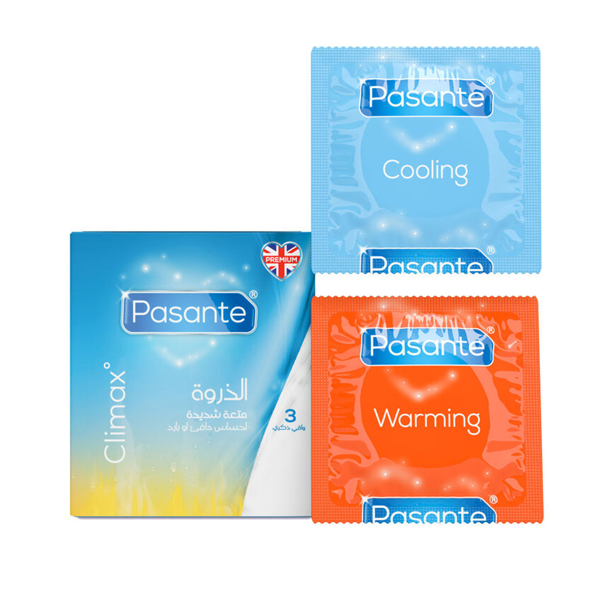 Pasante Climax Condoms 3 PCS