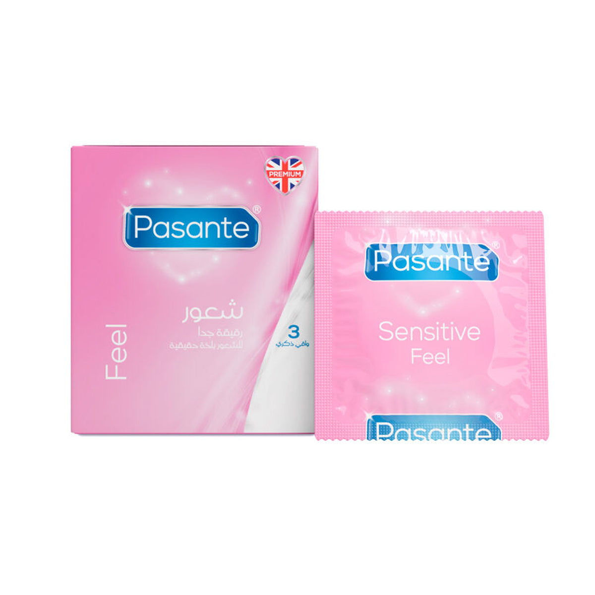 Pasante Feel Condoms 3 PCS