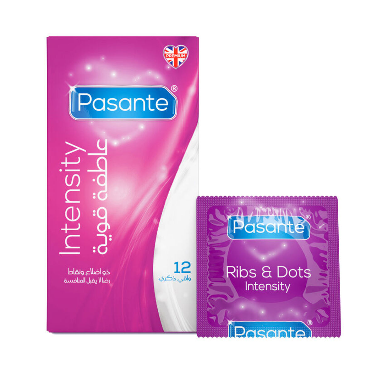 Pasante Intensity Condoms 12 Pcs Pasante Intensity Condoms 12 Pcs