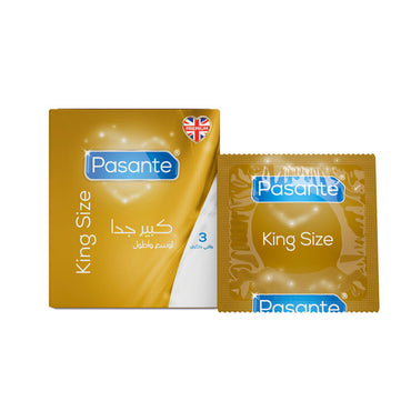 Pasante King Size Condoms 3 Pcs