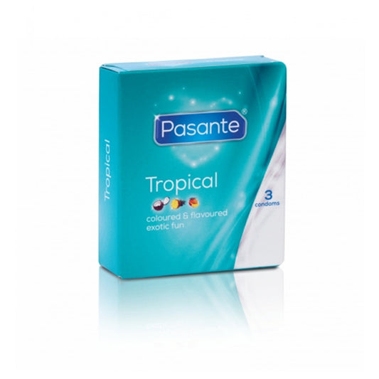 Pasante Tropical Condoms 3PCS